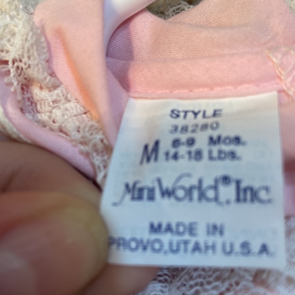 MiniWorld pink ruffled dress - Picture 4 of 4